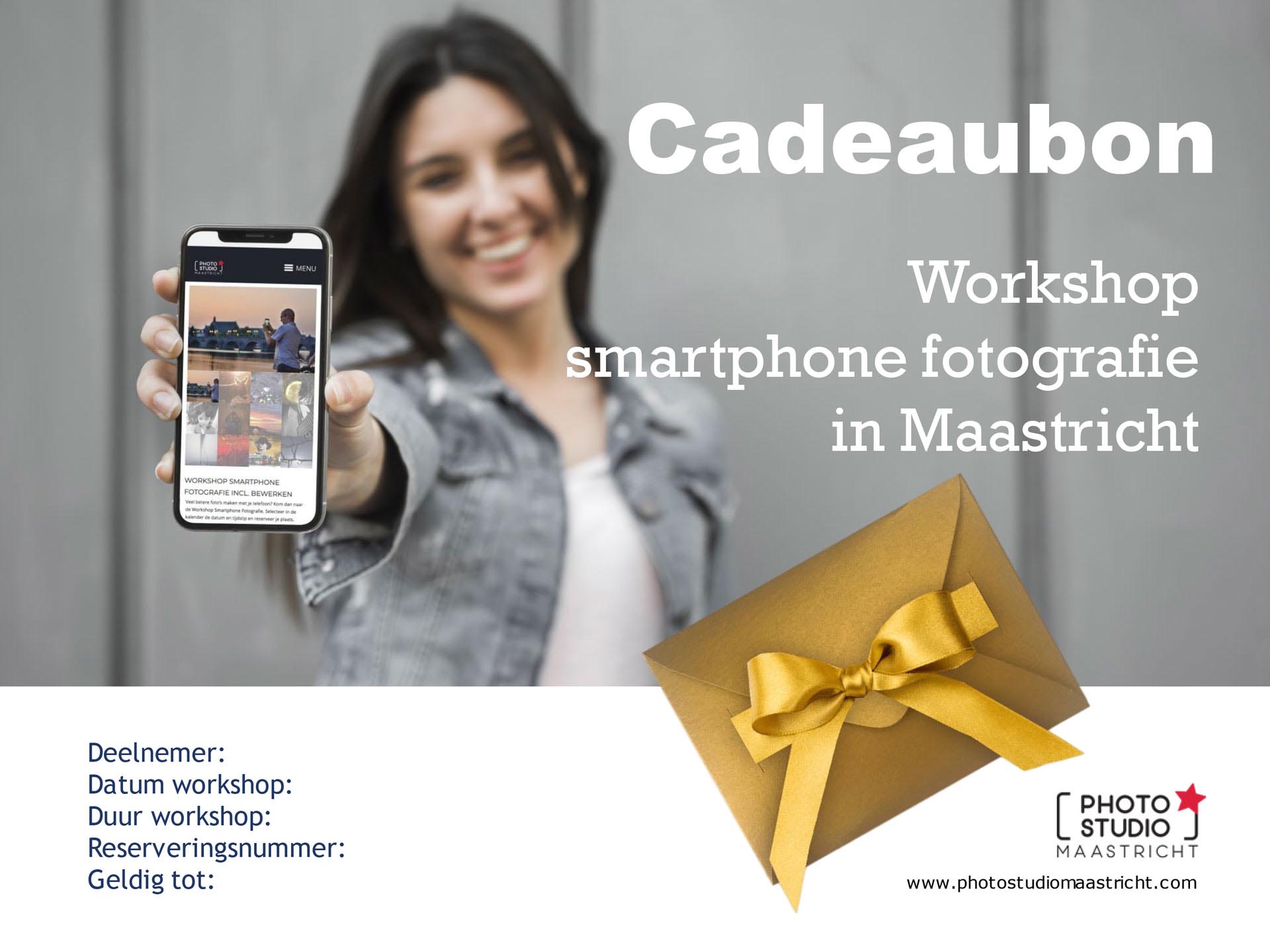Cadeaubon workshop smartphone fotografie in Maastricht